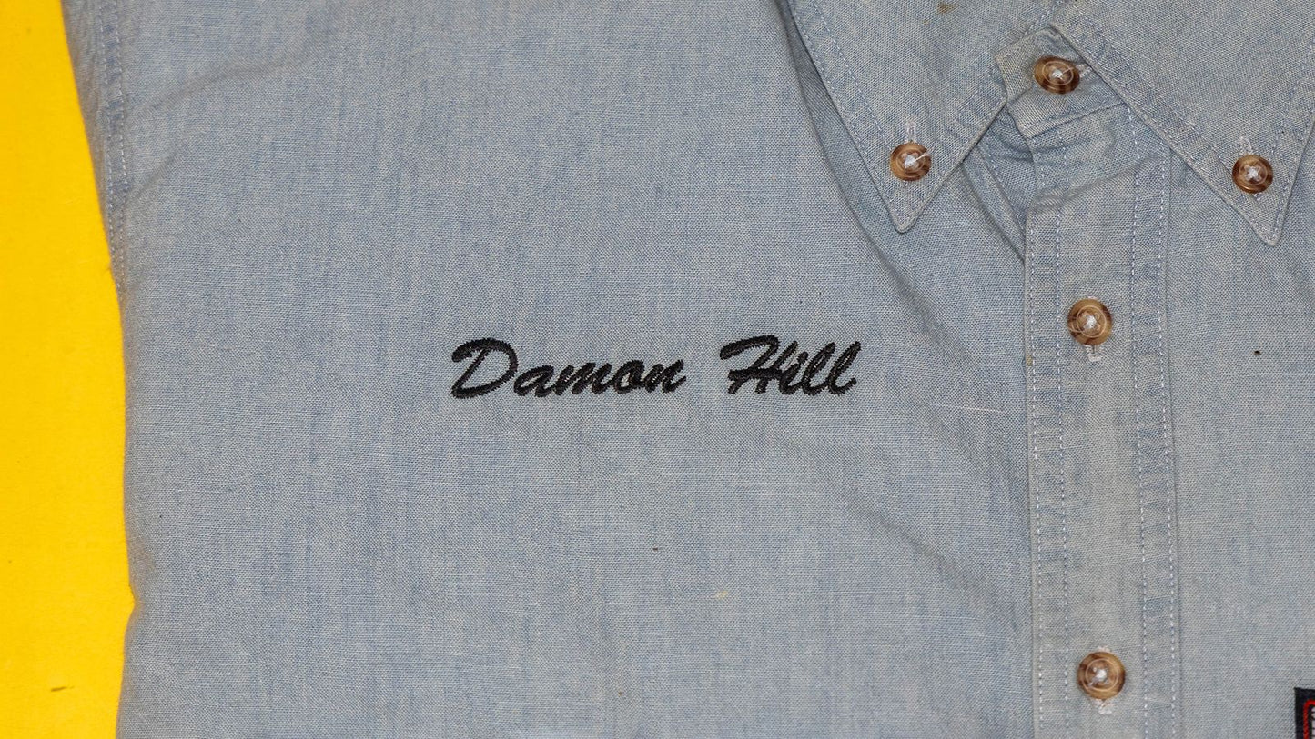 Damon Hill 1998 Signed Original Jordan Personal Shirt