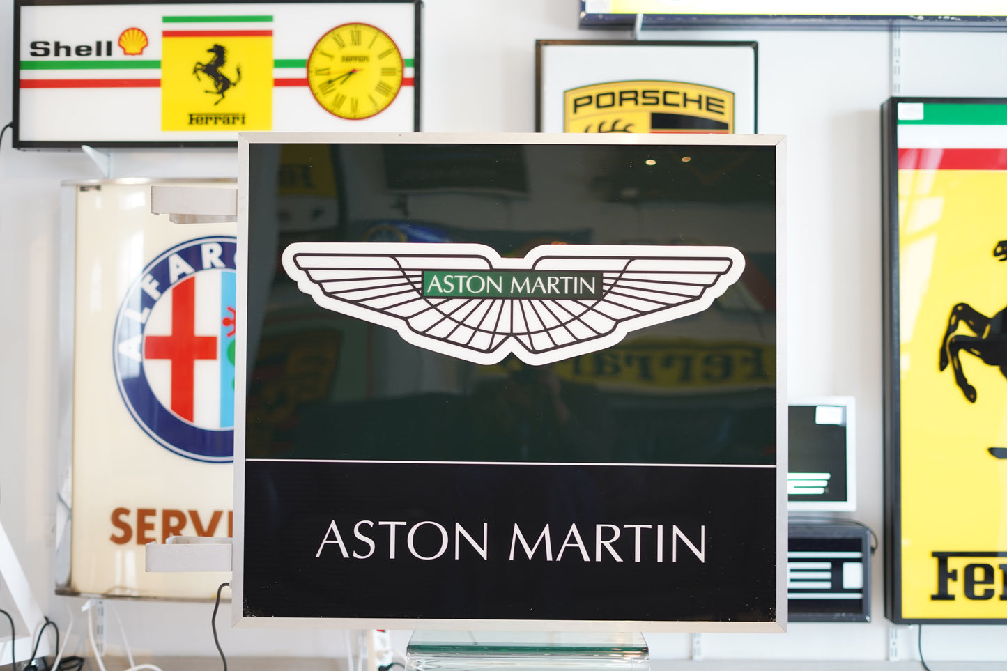 1995 Aston Martin Official dealer illuminated sign