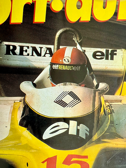 1979/80 Rare Original Helmet Jean-Pierre Jabouille GPA