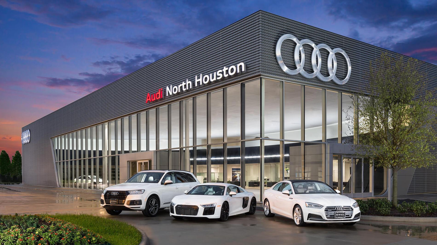 2010's Giant Audi official  dealership illuminated sign