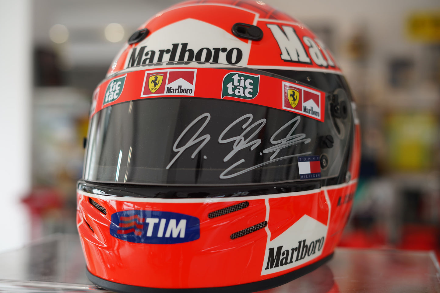 2000 Michael Schumacher Bell replica Helmet signed
