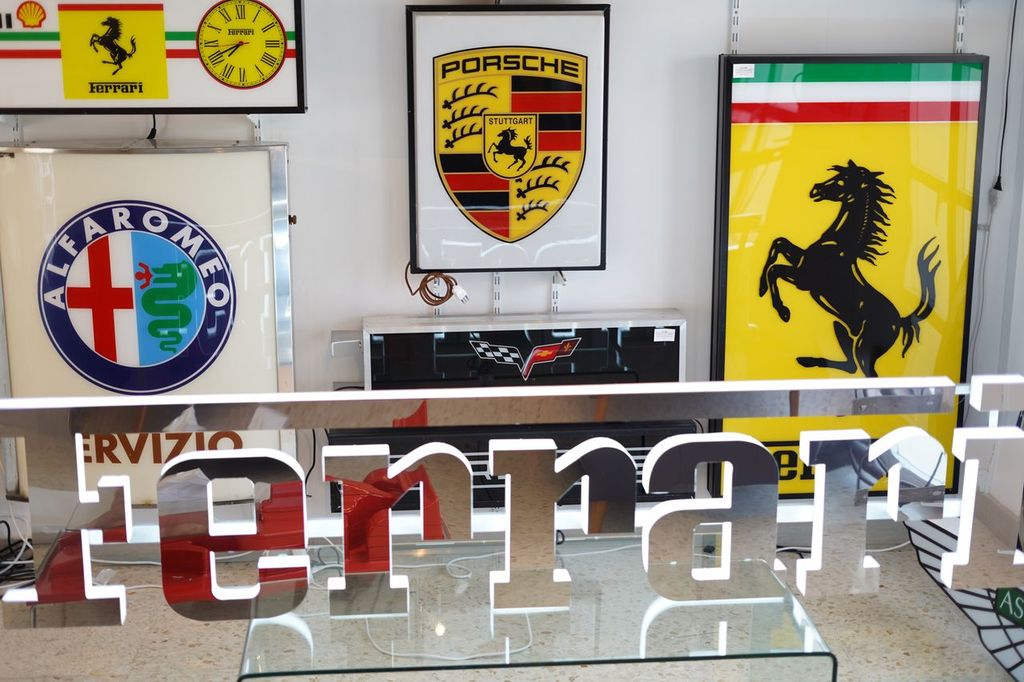 2020's FERRARI — OFFICIAL ILLUMINATED DEALERSHIP SIGN