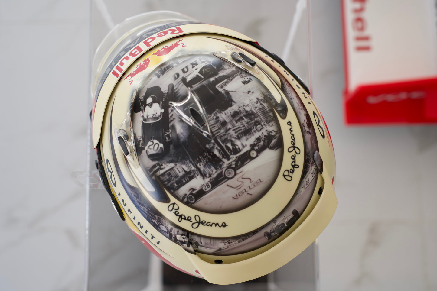 2013 Sebastian Vettel Monaco Grand Prix Helmet