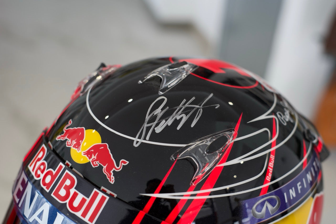 2014 Sebastian Vettel "Pink Panther" Helmet