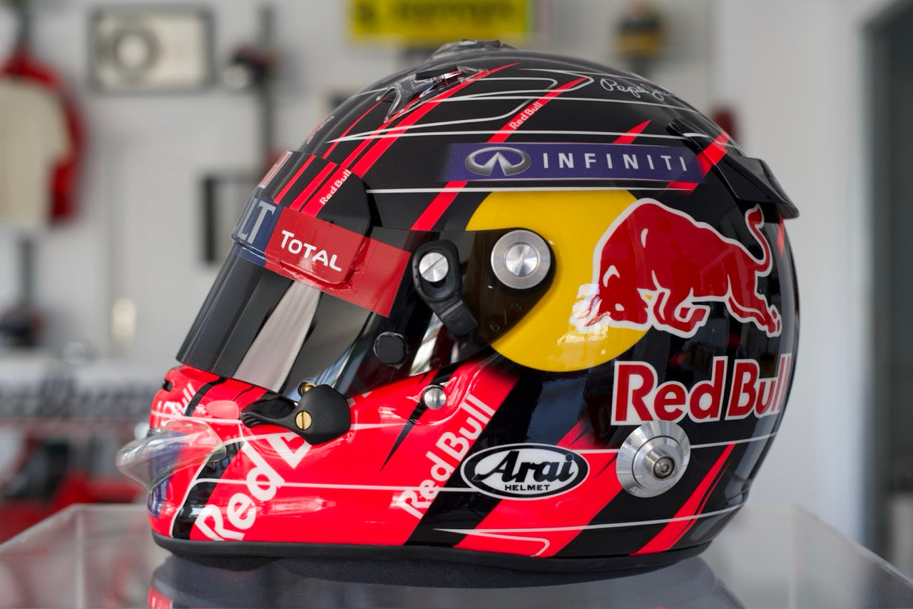 2014 Sebastian Vettel "Pink Panther" Helmet