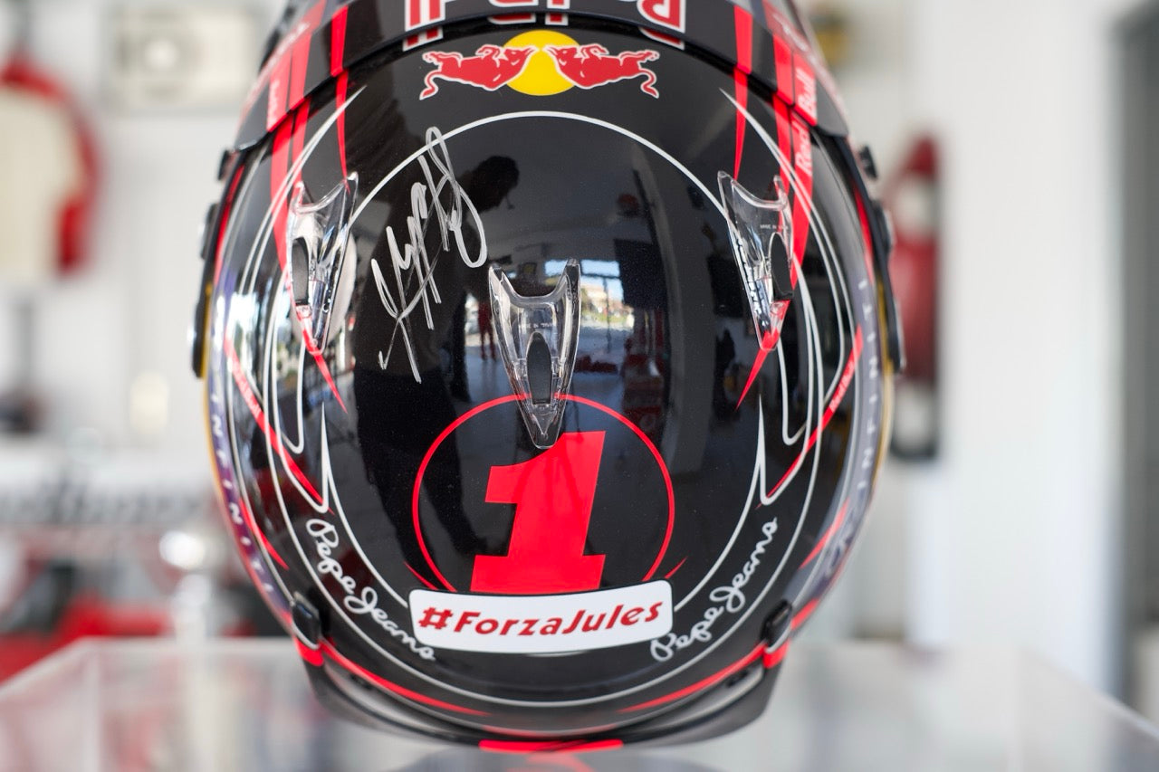 2014 Sebastian Vettel "Pink Panther" Helmet