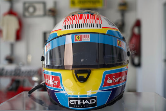 2010 Fernando Alonso Test Used Helmet