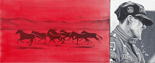 94, 95, 00, 01, 02, 03, 04 - Painting by Ricardo Rodriguez