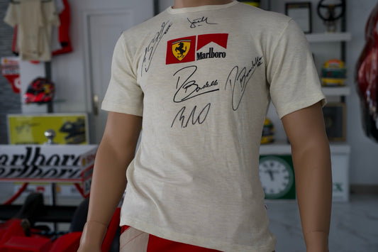 2002 Rubens Barichello Signed Ferrari Nomex