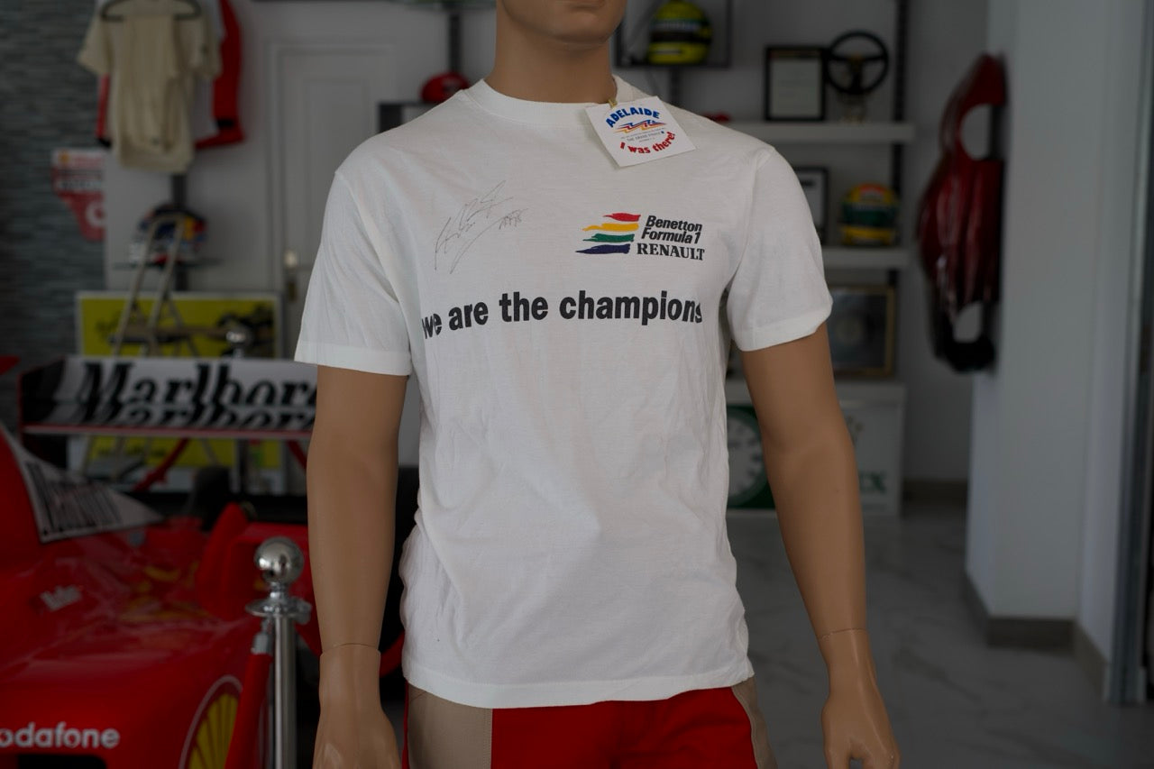 1995 Michael Schumacher Signed Benetton Shirt