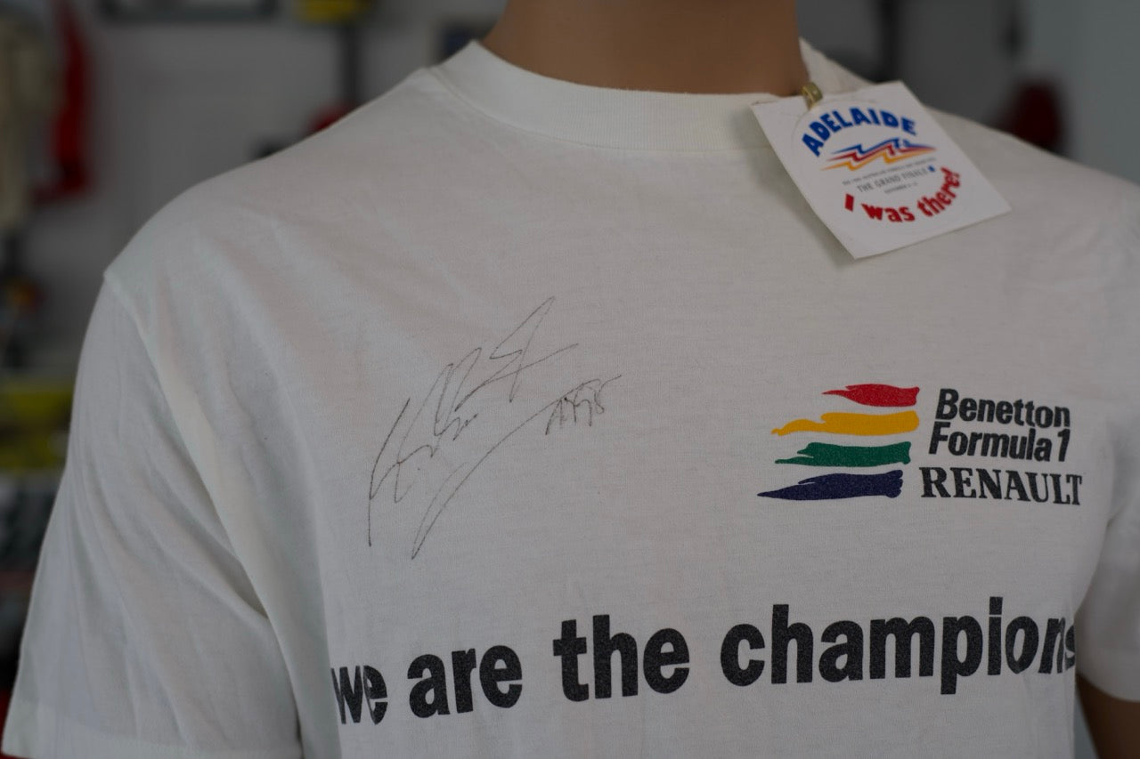 1995 Michael Schumacher Signed Benetton Shirt