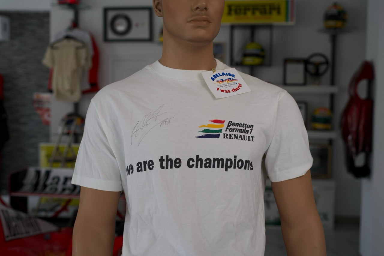 1995 Michael Schumacher Signed Benetton Shirt