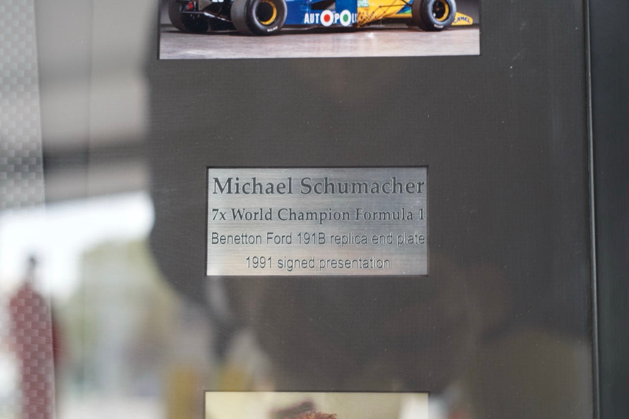 1991 Michael Schumacher Benetton B194 Rear Wing End Plate