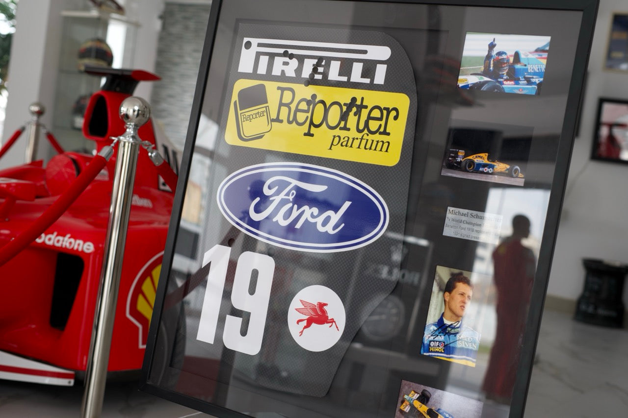 1991 Michael Schumacher Benetton B194 Rear Wing End Plate