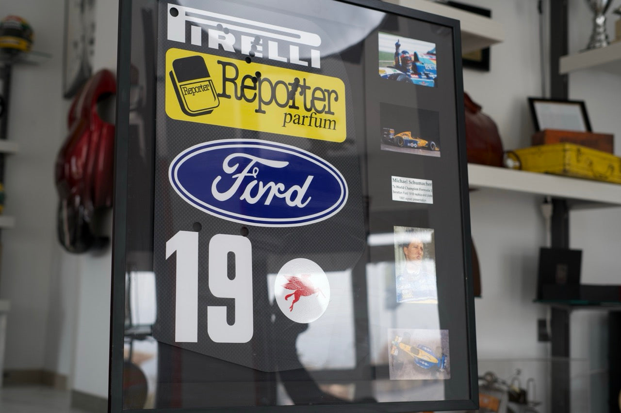 1991 Michael Schumacher Benetton B194 Rear Wing End Plate