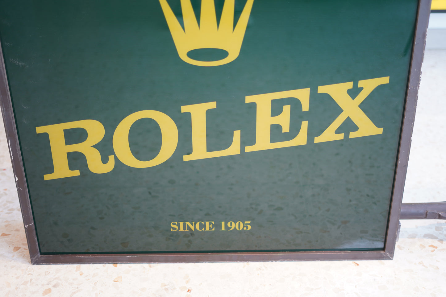 1960s Rolex London official dealer illuminated sign