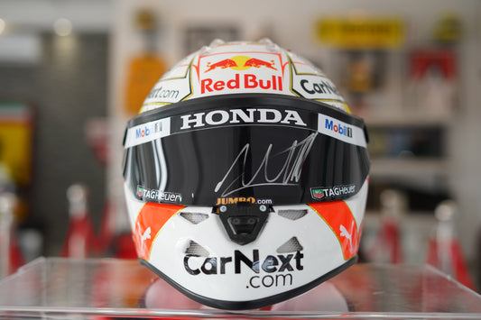 2021 Max Vertstappen Schuberth Replica Helmet Signed