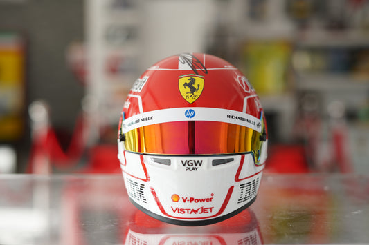 2025 Charles LeClerc Ferrari 1:2 Scale Helmet Signed