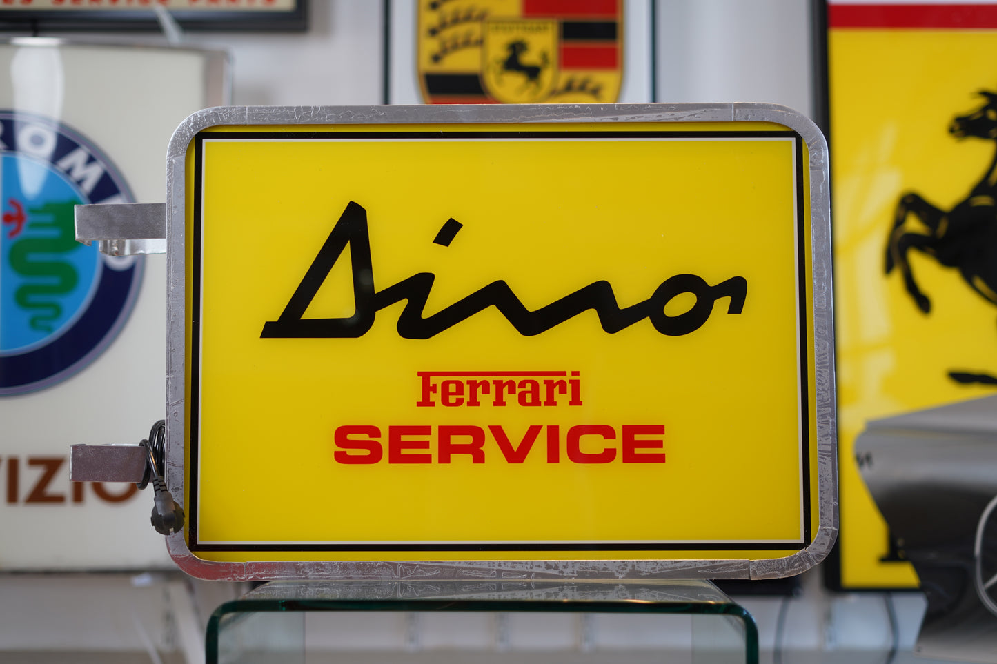 Dino Ferrari Service Dealer Sign