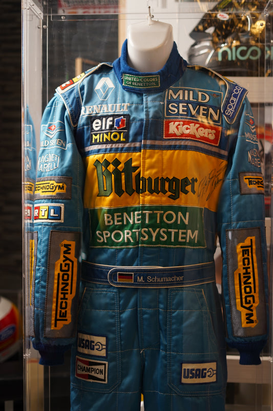 1995 Michael Schumacher AIDA GP Race Used Suit