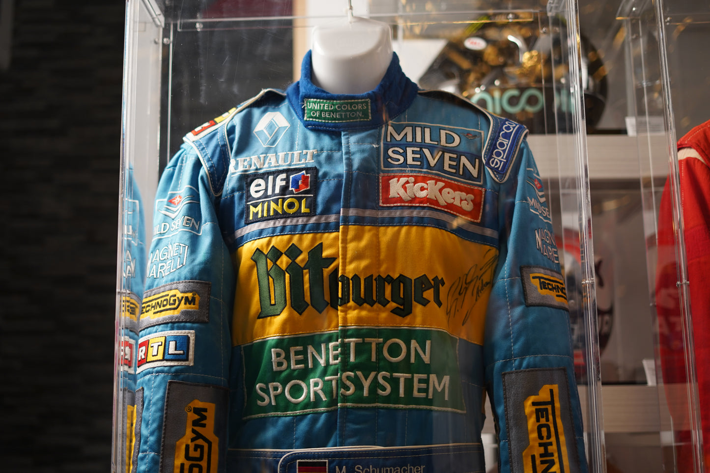 1995 Michael Schumacher AIDA GP Race Used Suit