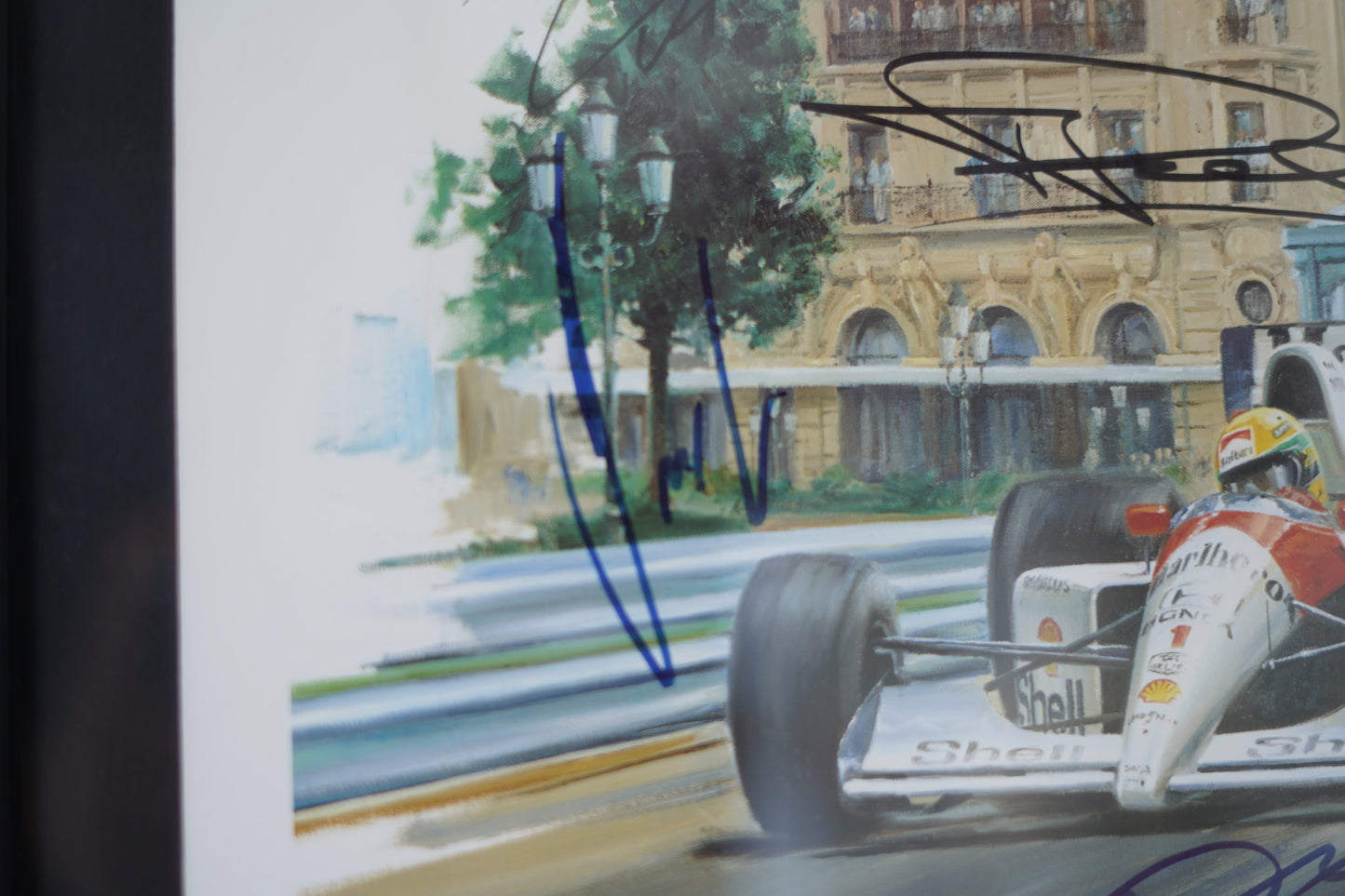 Exposition sur l’Art Automobile, Monte-Carlo, 1992 signed by Ayrton Senna