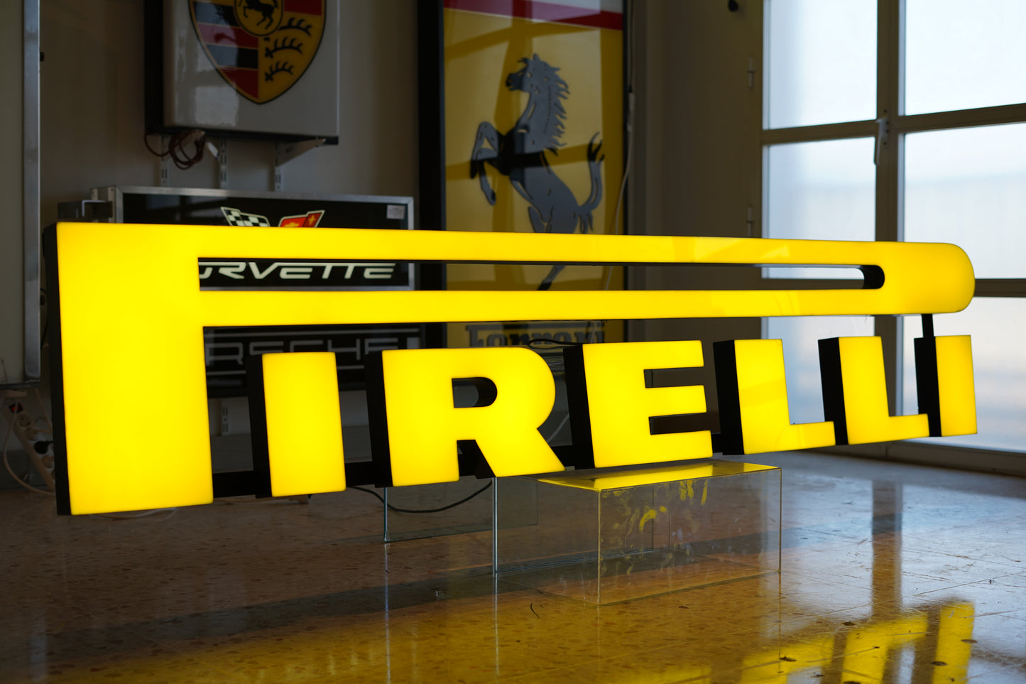 Pirelli Dealer Lettering Sign – Iconic Yellow