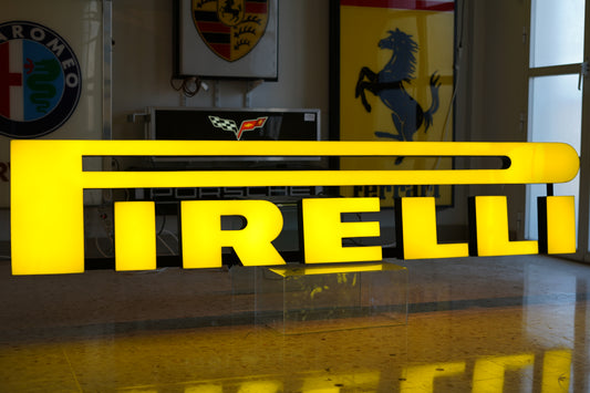 Pirelli Dealer Lettering Sign – Iconic Yellow