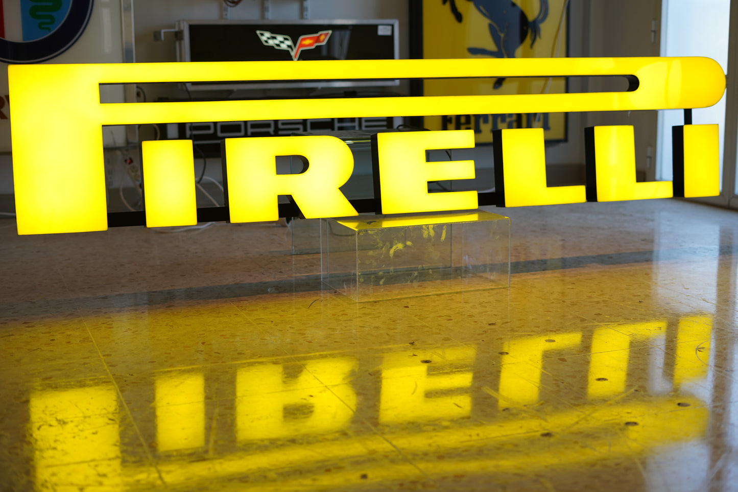 Pirelli Dealer Lettering Sign – Iconic Yellow