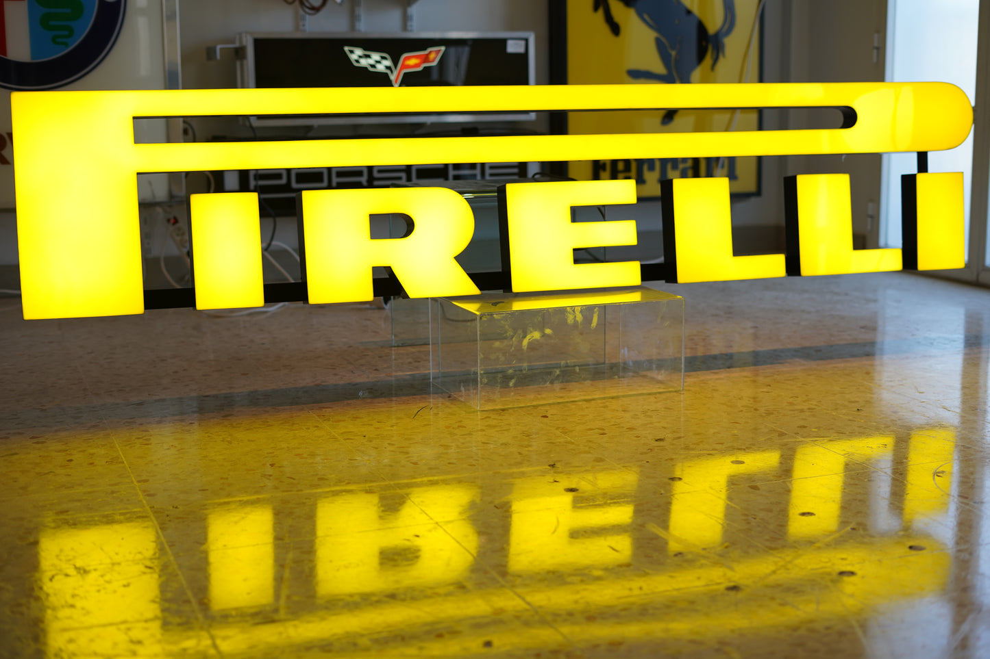 Pirelli Dealer Lettering Sign – Iconic Yellow