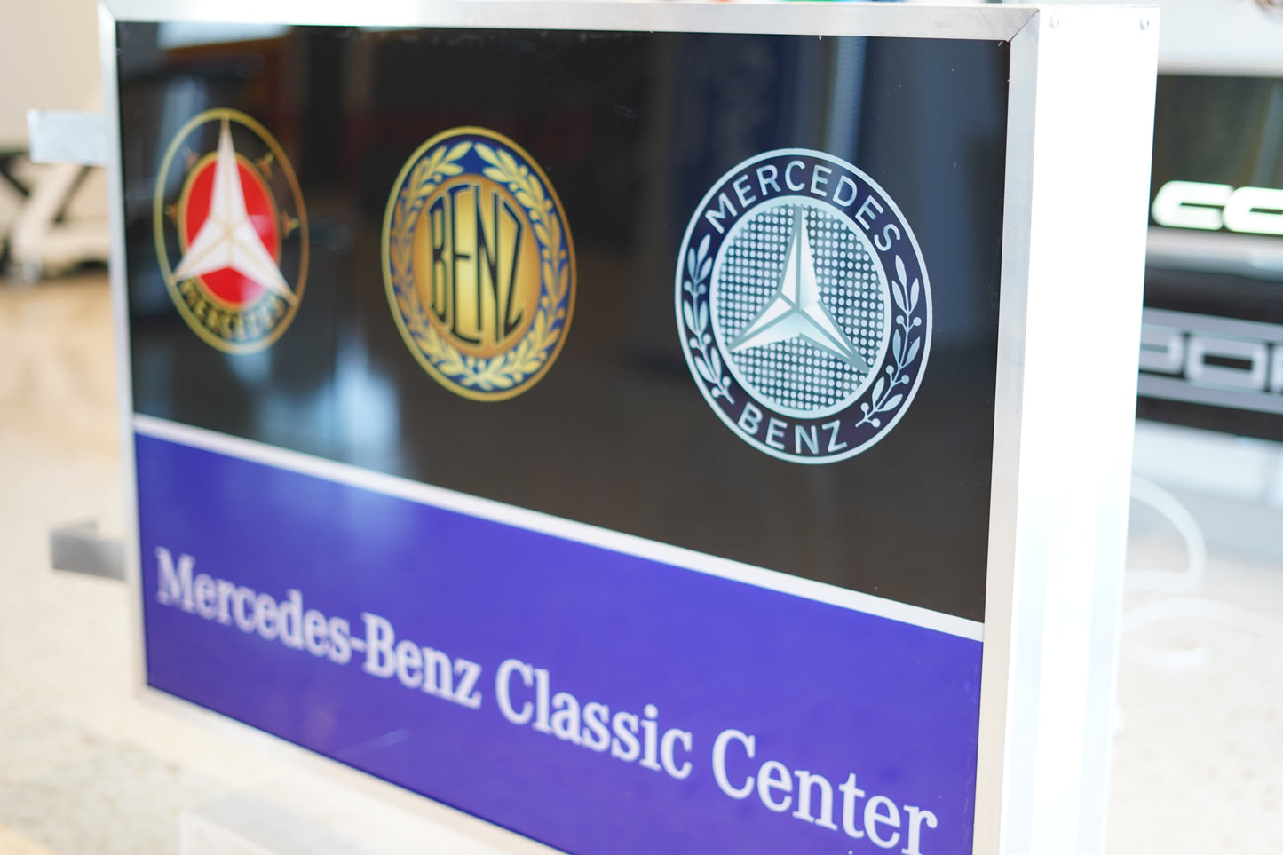 Mercedes-Benz Classic Center Dealer Sign – Heritage Evolution Display