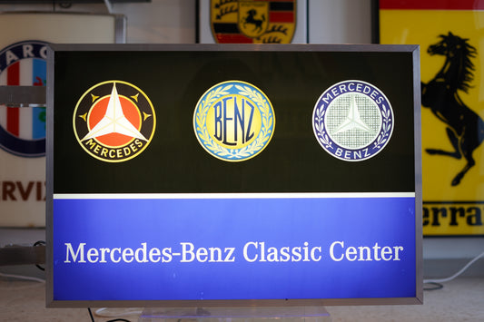 Mercedes-Benz Classic Center Dealer Sign – Heritage Evolution Display