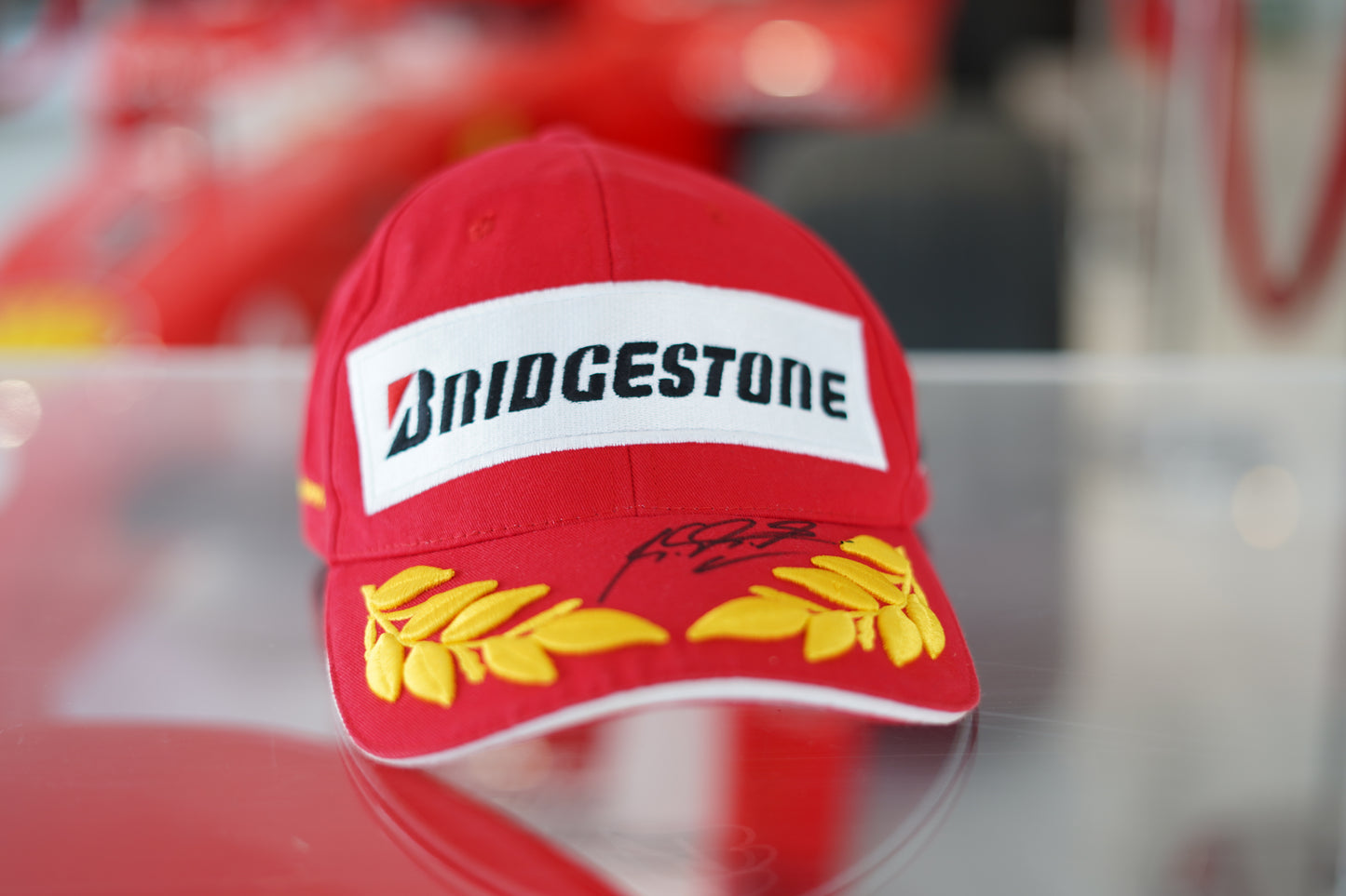Michael Schumacher Signed Bridgestone Hat