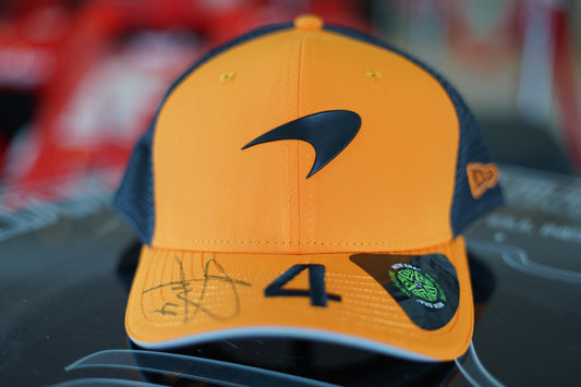 Lando Norris - New Era McLaren Signed Cap