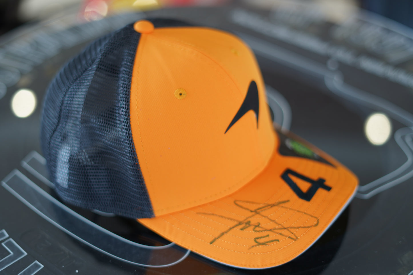 Lando Norris - New Era McLaren Signed Cap