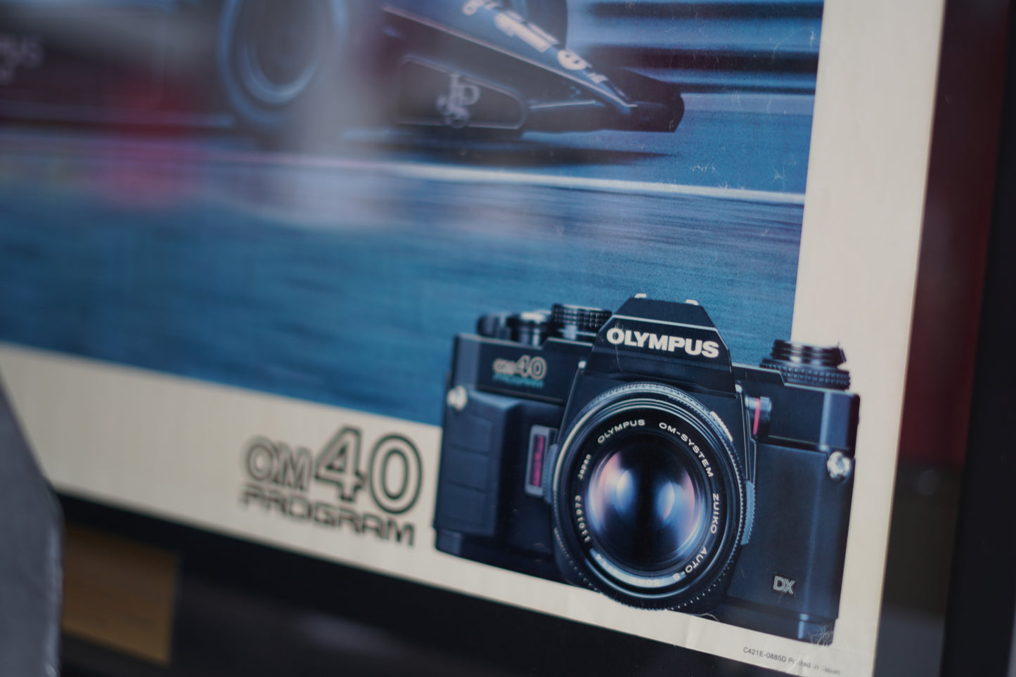 1985 Olympus Camera Poster – Signed by Ayrton Senna