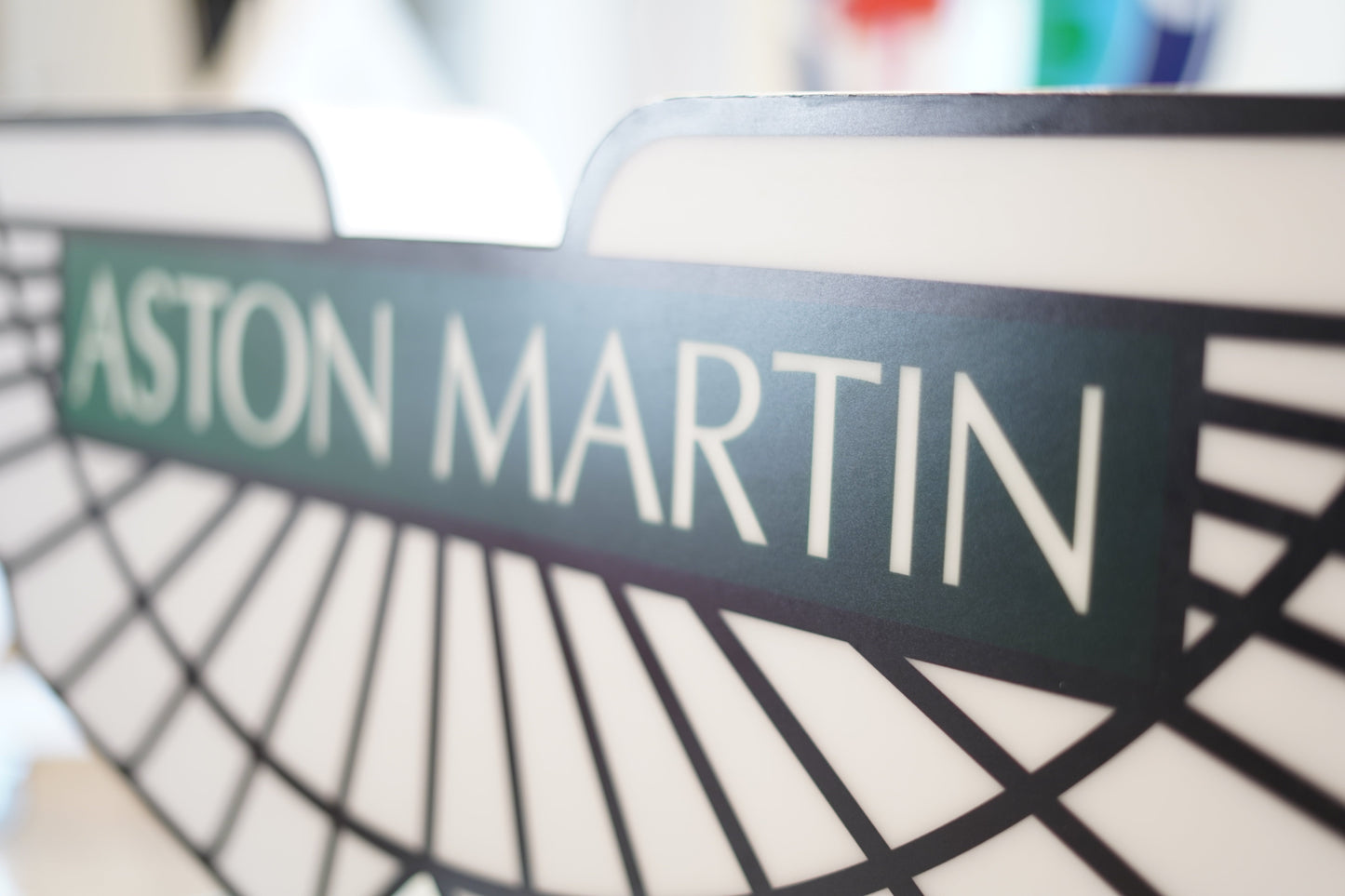 2003 Aston Martin Official dealer illuminated wing sign