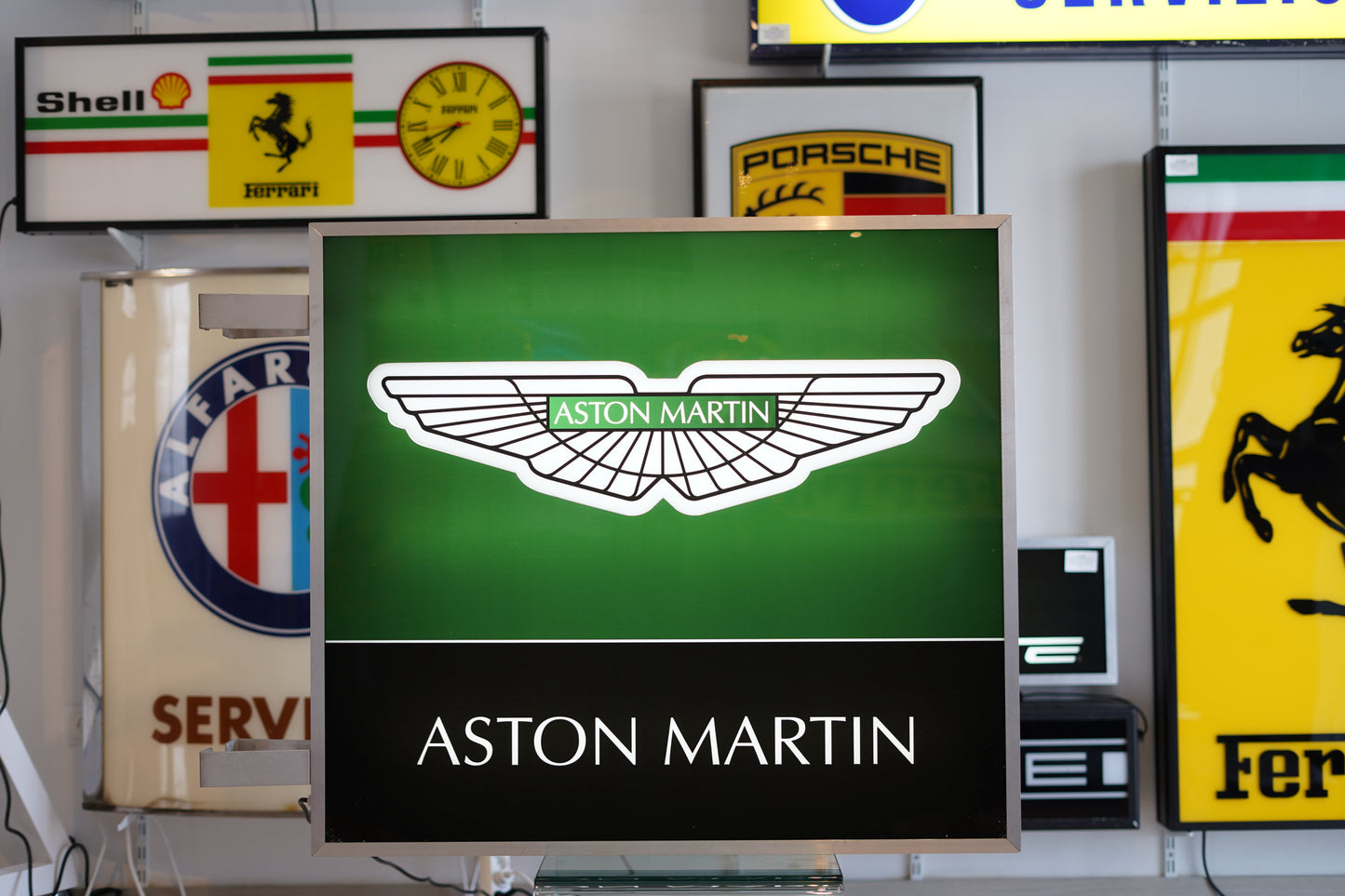 1995 Aston Martin Official dealer illuminated sign