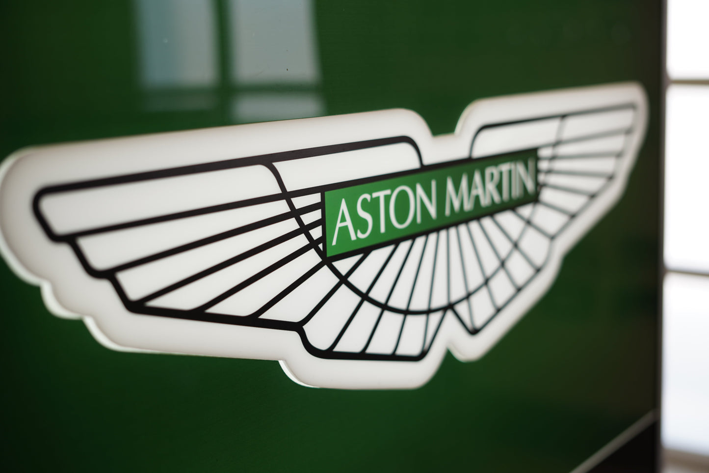 1995 Aston Martin Official dealer illuminated sign