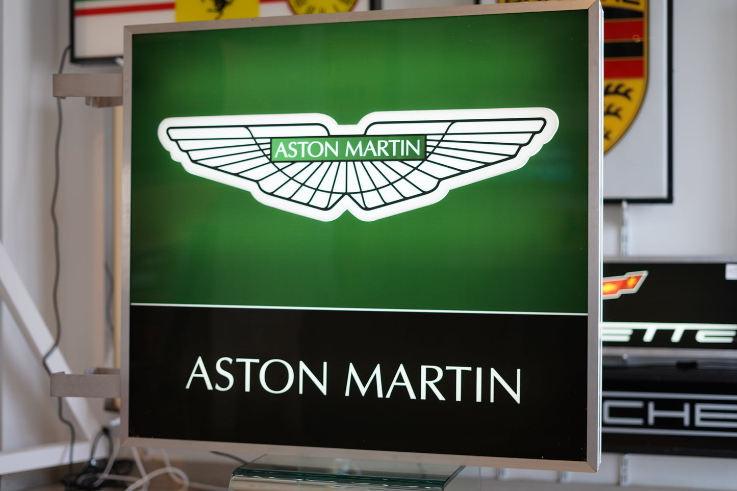 1995 Aston Martin Official dealer illuminated sign