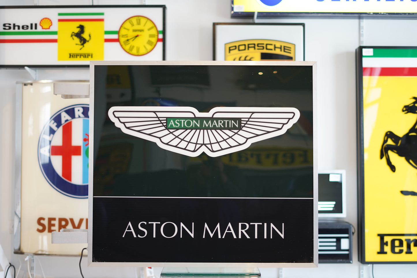 1995 Aston Martin Official dealer illuminated sign