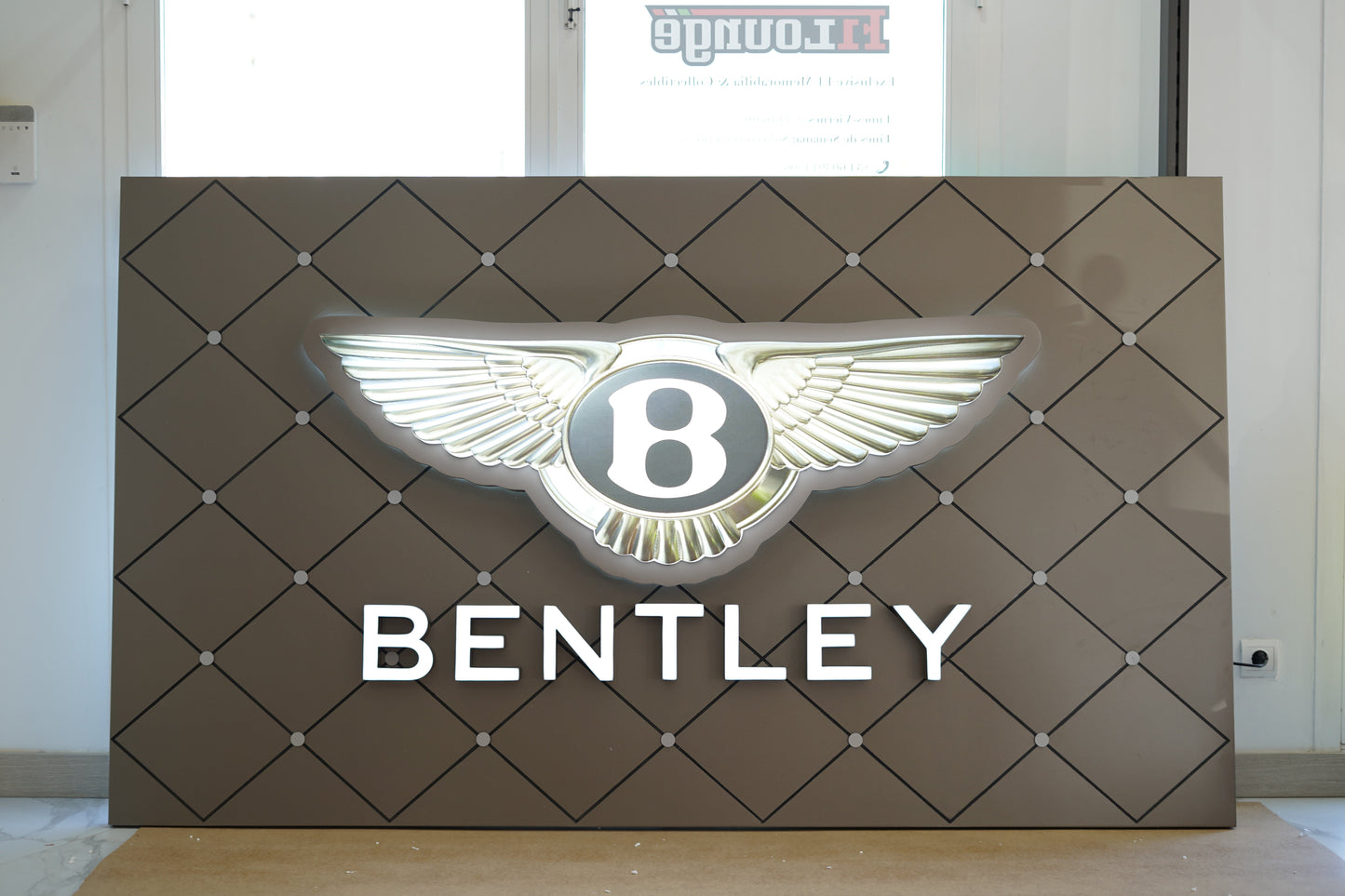 Bentley Illuminated Dealer Sign