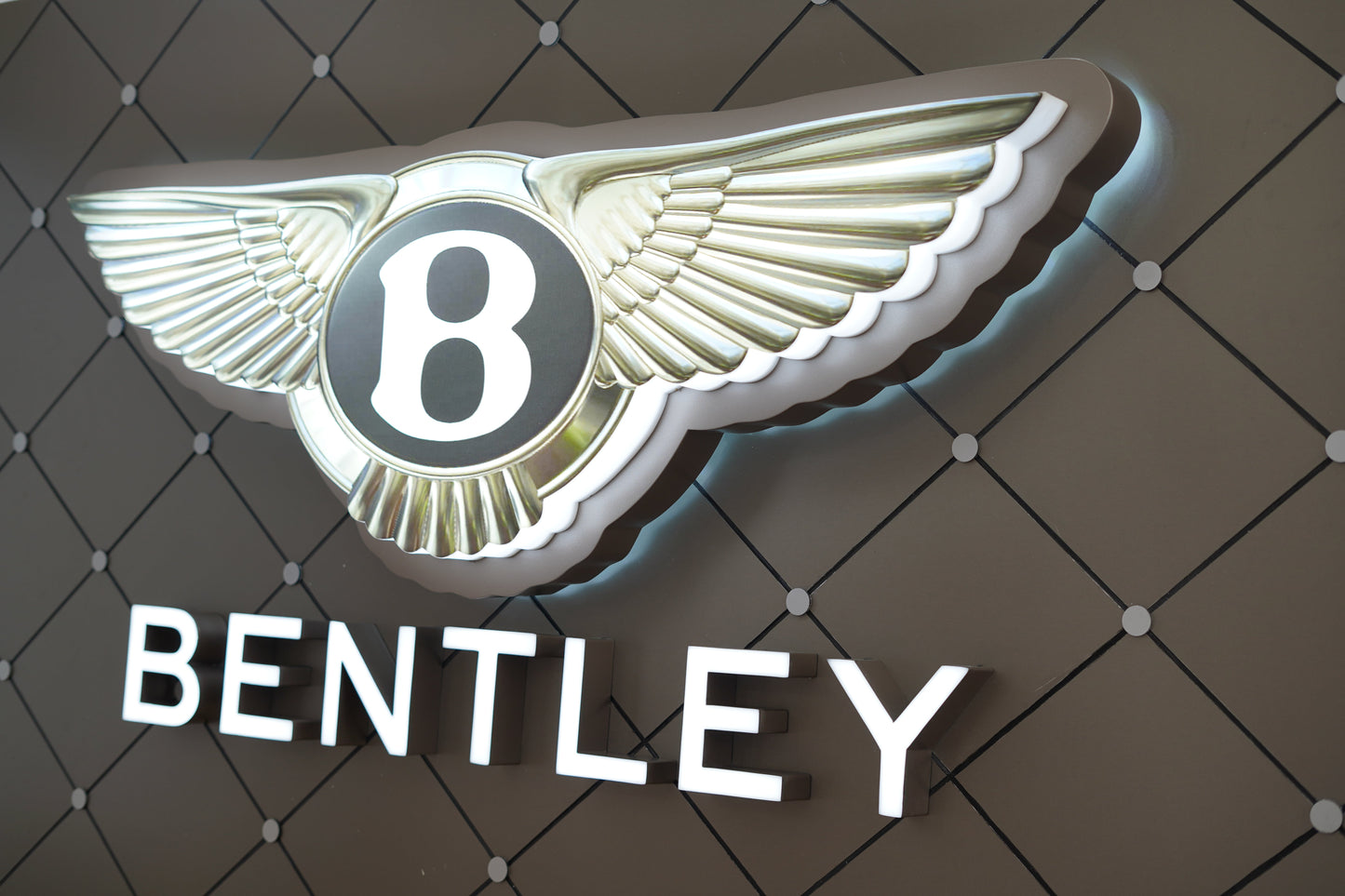 Bentley Illuminated Dealer Sign