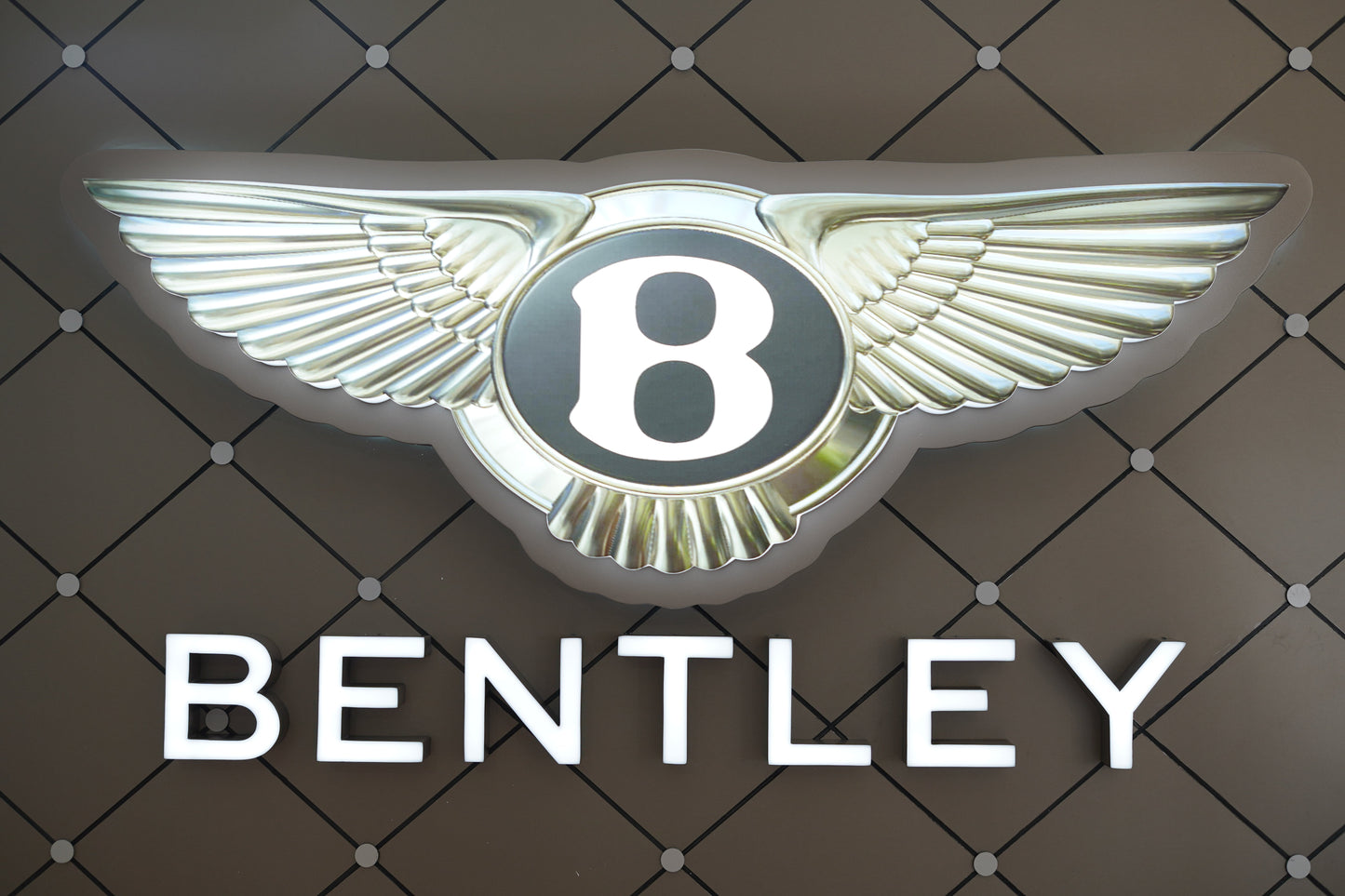 Bentley Illuminated Dealer Sign