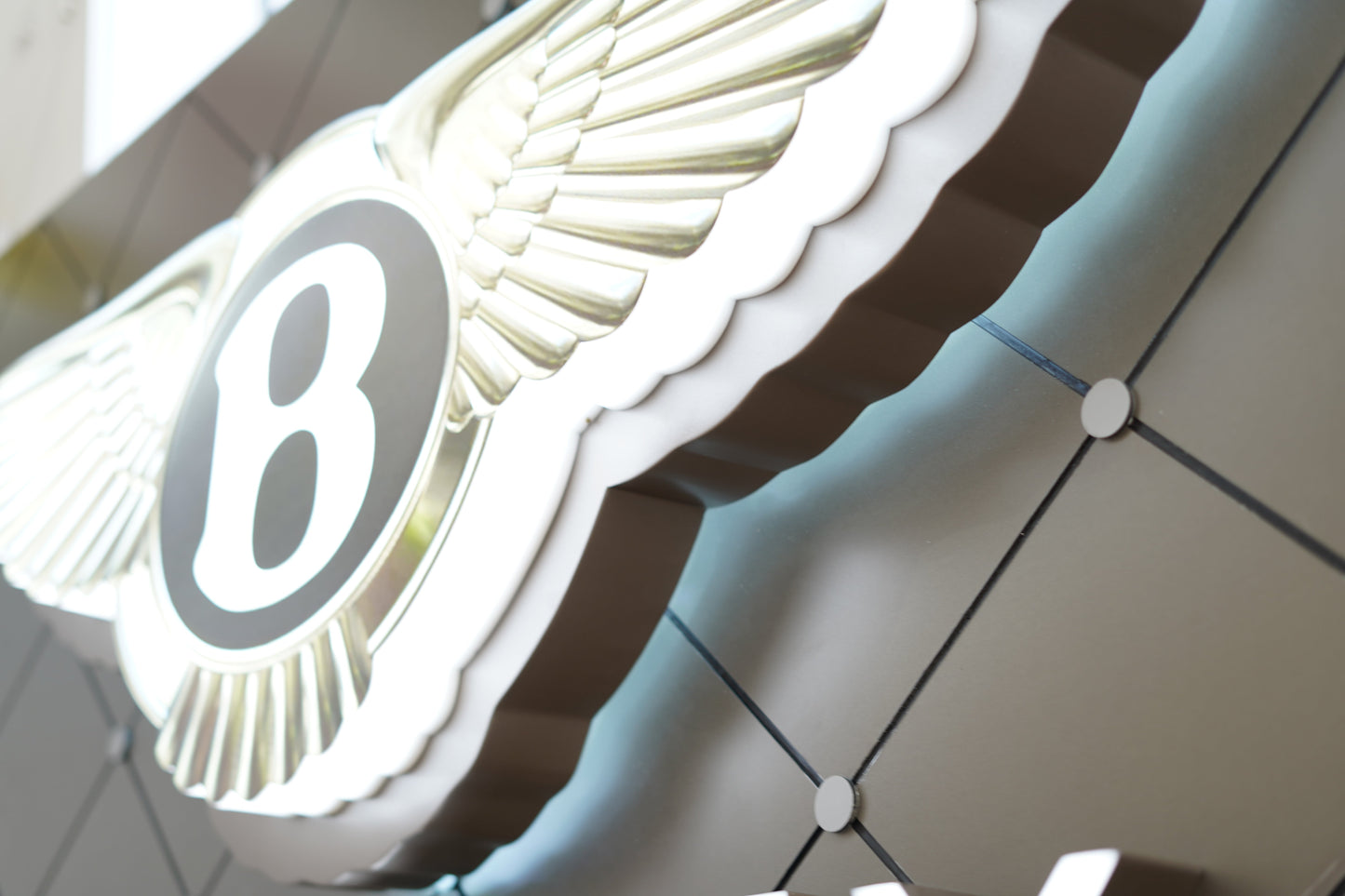 Bentley Illuminated Dealer Sign