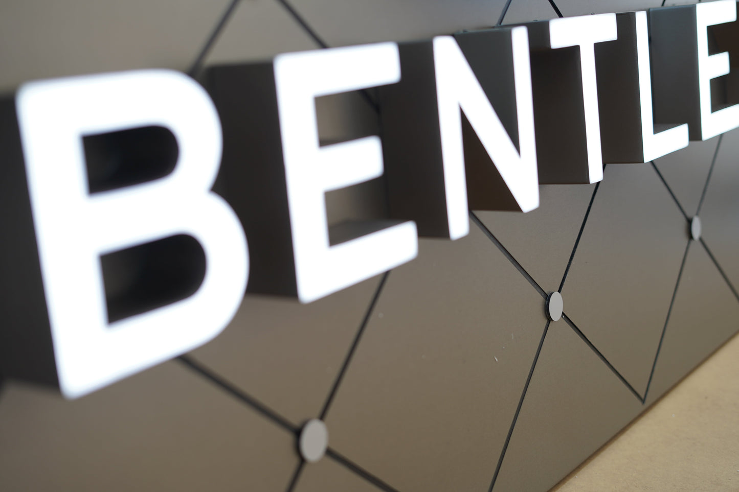 Bentley Illuminated Dealer Sign