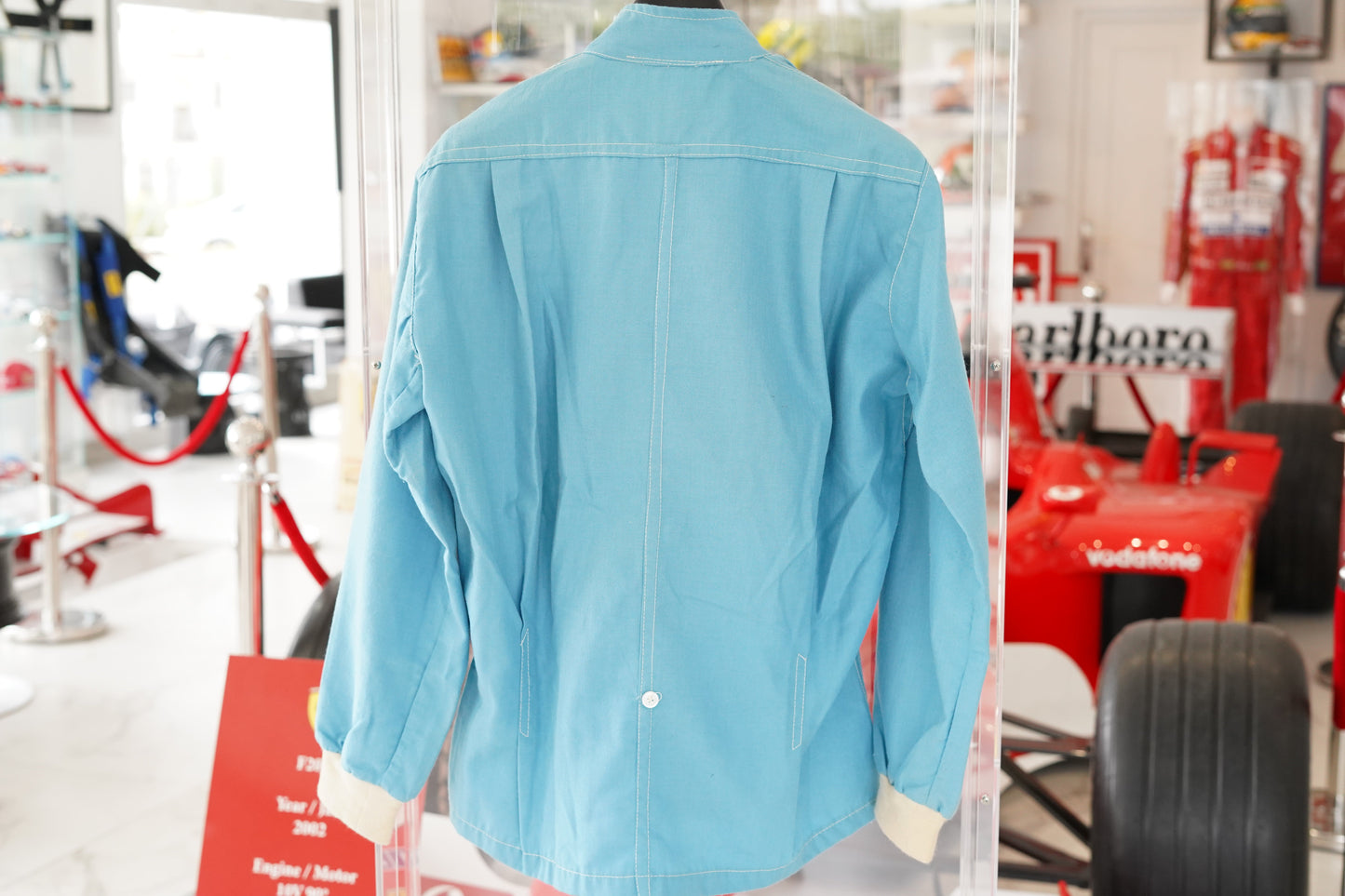 1970s ROBERT FERRY — RACE-WORN DRIVER'S ENSEMBLE