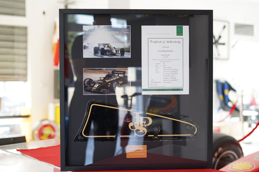 Ayrton Senna 1985 Lotus 97T Front Wing Endplate