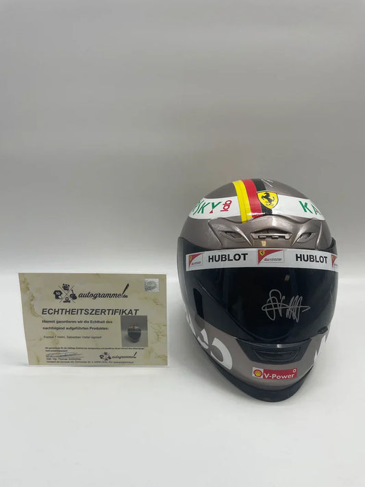 Sebastian Vettel Autographed F1 Helmet with COA