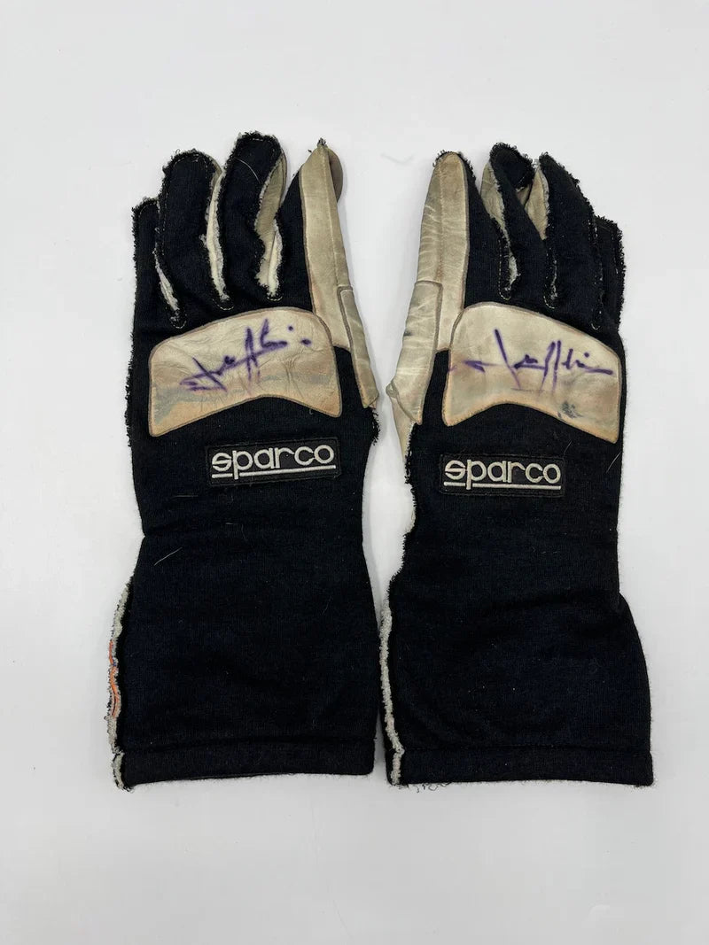 Jean Alesi Race Used Gloves
